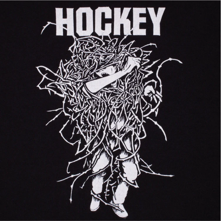 Hockey Tumbleweed Hoodie - Black - Image 2