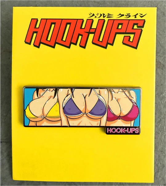 Hook-Ups 3 Girls Enamel Pin - Image 4