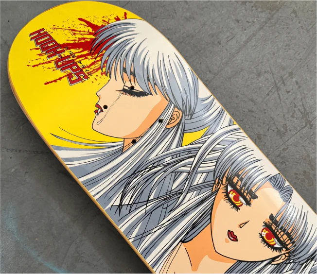 Hook-Ups 30 Years Mika 2 Skateboard Deck 8.0" - Image 4