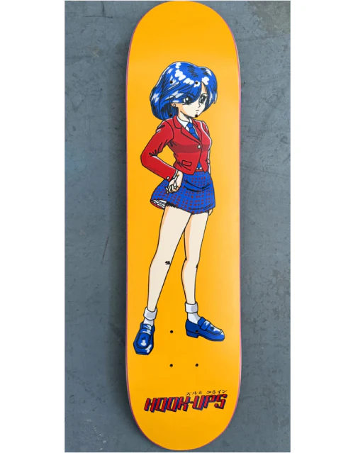 Hook-Ups 30 Years OG School Girl Skateboard Deck 7.5" - Image 3