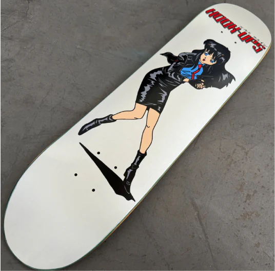 Hook-Ups 30 Years Police Girl Skateboard Deck 7.5" - Image 4