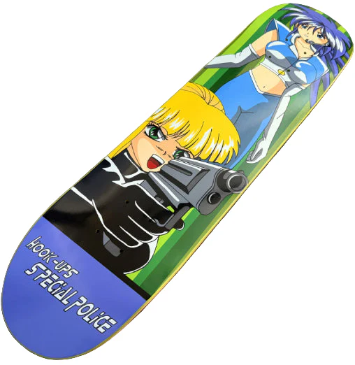 Hook-Ups 30 Years Special Police Skateboard Deck 7.5" - Image 4