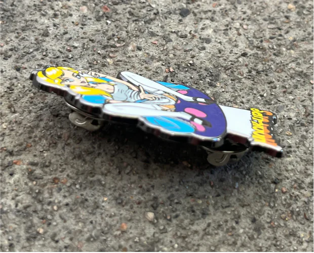 Hook-Ups Alice Enamel Pin - Image 3