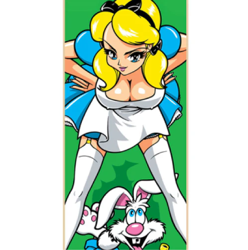 Hook-Ups Alice & Friends Skateboard Deck 8.25" - Image 2