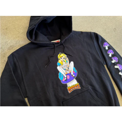 Hook-Ups Alice Hoodie - Black - Image 4