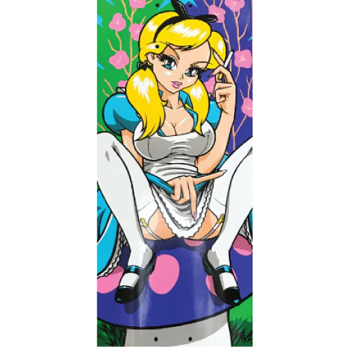Hook-Ups Alice Skateboard Deck 8" - Image 2