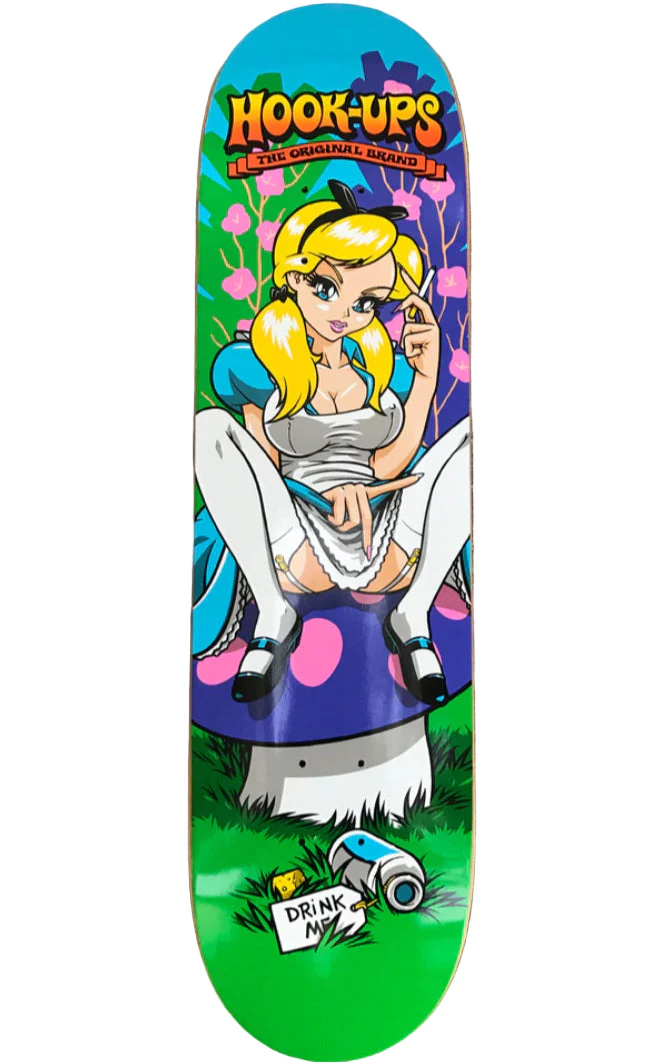 Hook-Ups Alice Skateboard Deck 8" - Image 3