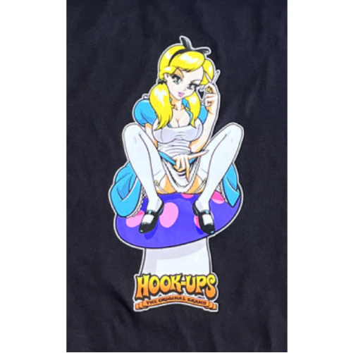 Hook-Ups Alice Tee - Black - Image 2