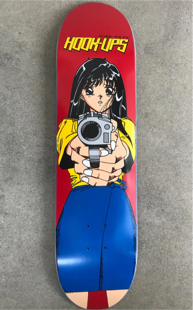 Hook-Ups Barrel of a Gun Skateboard Deck 8.0" - Image 3
