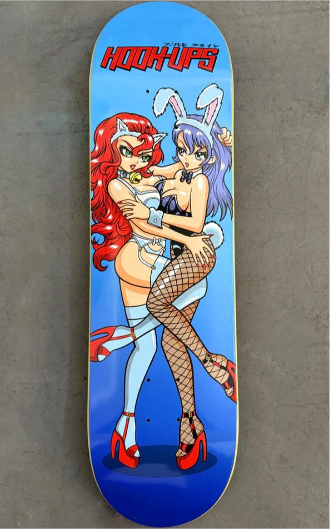 Hook-Ups Catfight Skateboard Deck 8.5" - Image 4