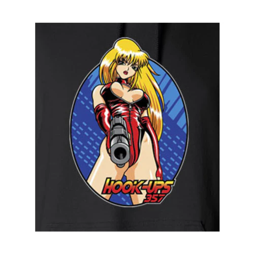 Hook-Ups City Hunter 357 Hoodie - Black - Image 2