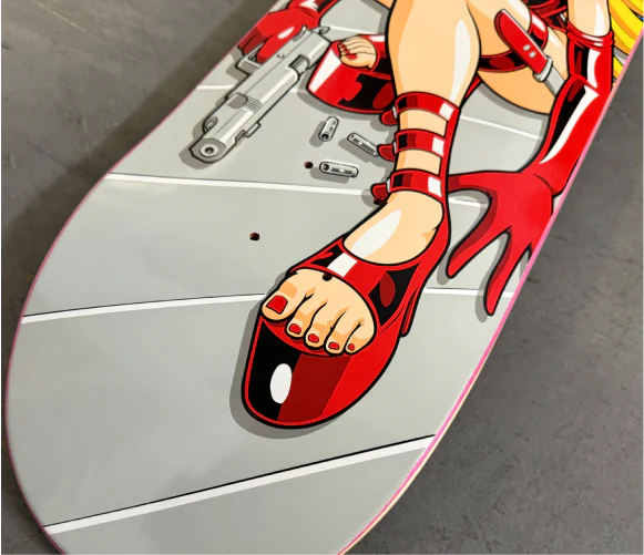 Hook-Ups City Hunter 357 Skateboard Deck 8.5" - Image 4