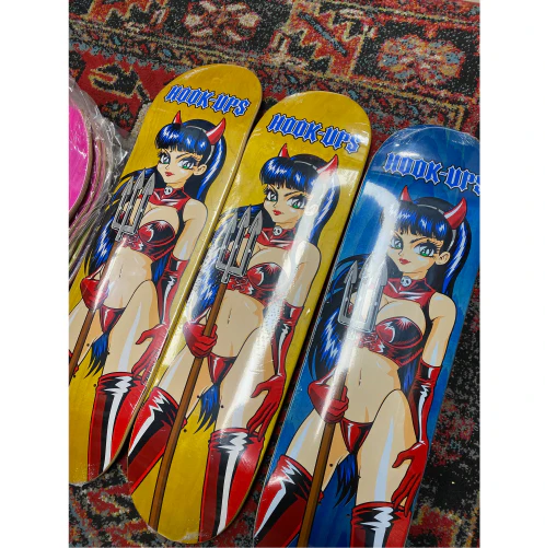 Hook-Ups Devil Girl Skateboard Deck 8.5" - Image 4