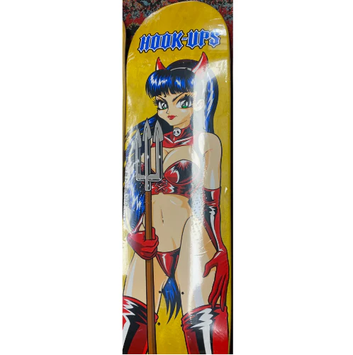 Hook-Ups Devil Girl Skateboard Deck 8.5" - Image 5