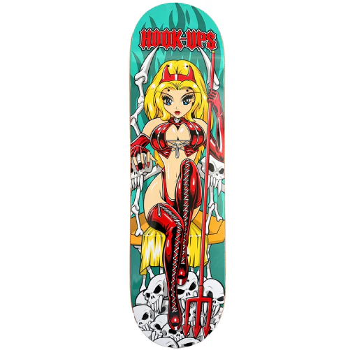 Hook-Ups Devil Throne Skateboard Deck 8.5"