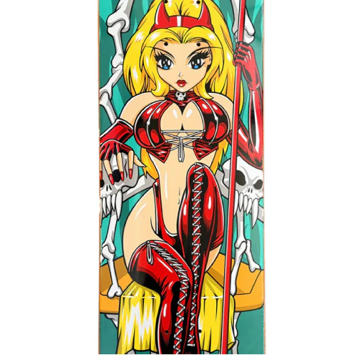 Hook-Ups Devil Throne Skateboard Deck 8.5" - Image 2