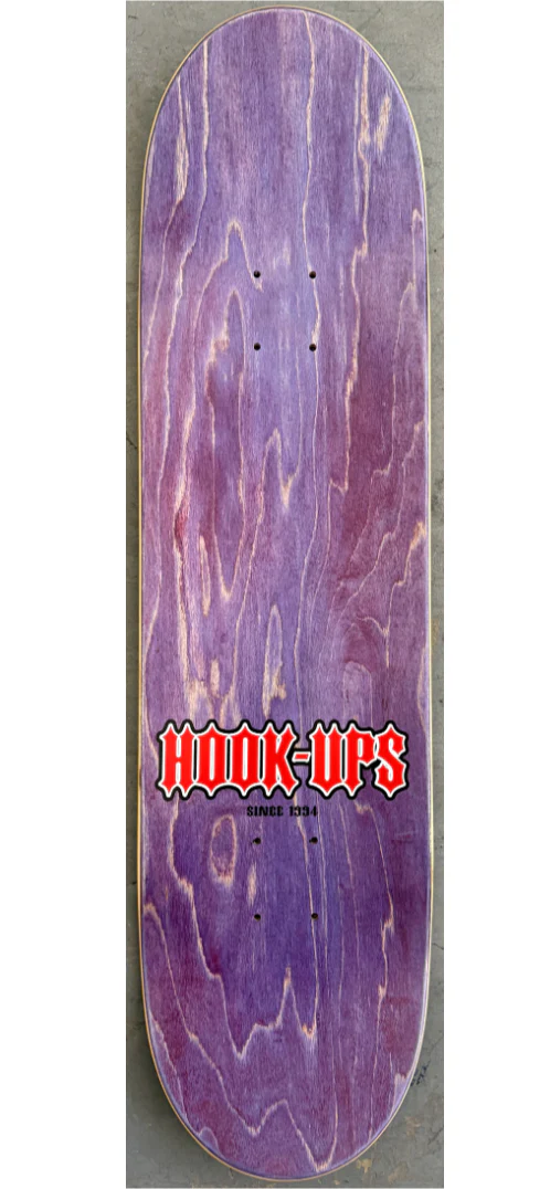 Hook-Ups Devil Throne Skateboard Deck 8.5" - Image 6