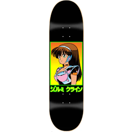 Hook-Ups Jeremy Klein Dream Girl Matte Black Skateboard Deck 8.5"