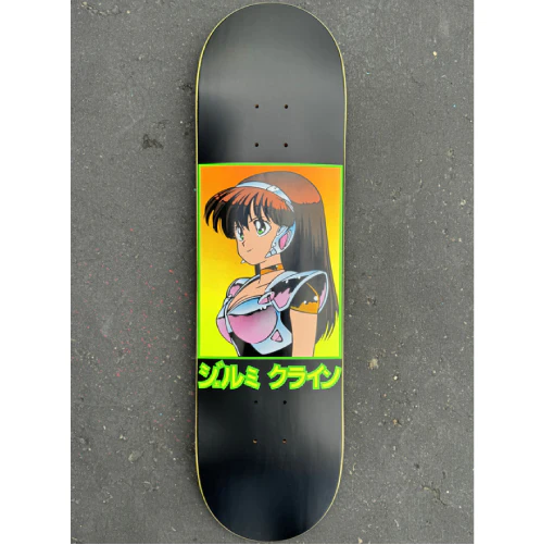 Hook-Ups Jeremy Klein Dream Girl Matte Black Skateboard Deck 8.5" - Image 3
