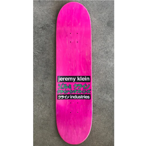 Hook-Ups Jeremy Klein Dream Girl Matte Black Skateboard Deck 8.5" - Image 5