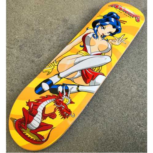 Hook-Ups Geisha 2 Skateboard Deck 8.25" - Image 4