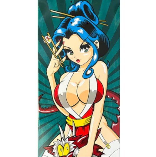Hook-Ups Geisha 3 Skateboard Deck 8.5" - Image 2