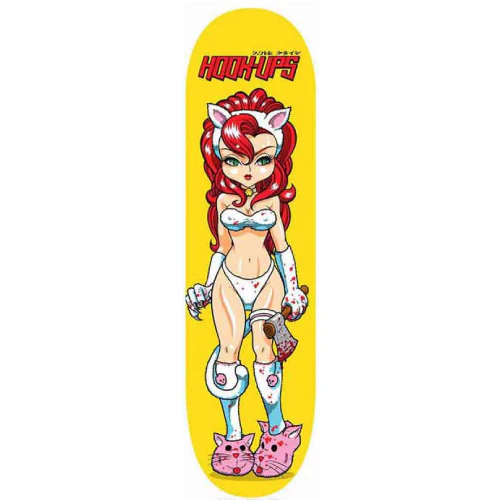 Hook-Ups Hatchet Killer Akiko Skateboard Deck 8.25"