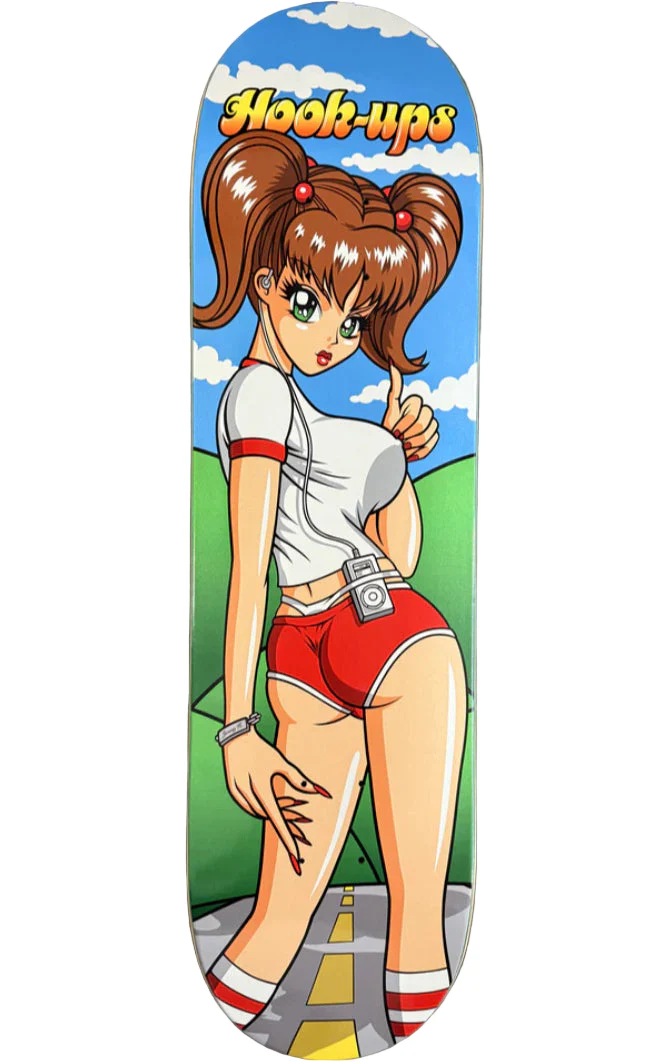 Hook-Ups Hitchhiking Sakura Skateboard Deck 8.25" - Image 5
