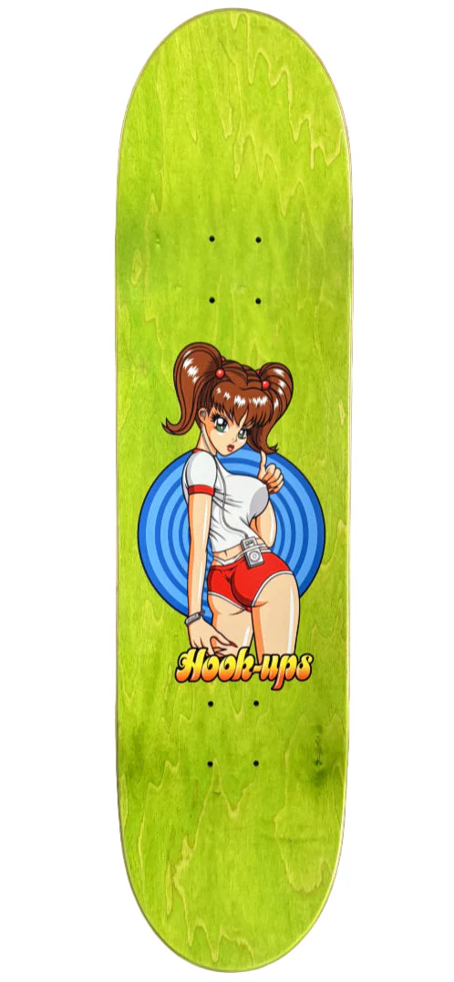 Hook-Ups Hitchhiking Sakura Skateboard Deck 8.25" - Image 7