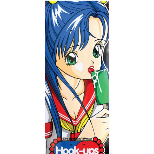 Hook-Ups Ice Cream Girl Skateboard Deck 8.25" - Image 2