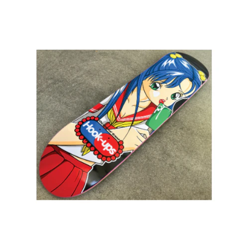 Hook-Ups Ice Cream Girl Skateboard Deck 8.25" - Image 4