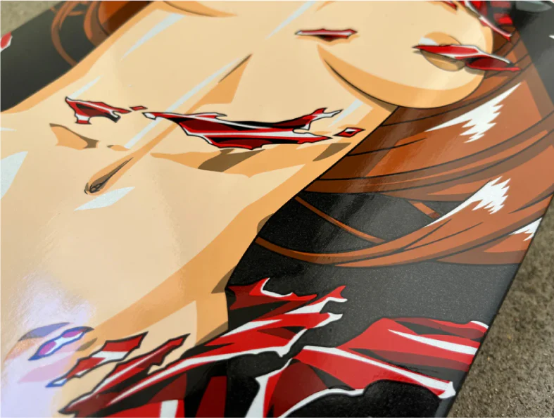 Hook-Ups Jeremy Klein Asuka Skateboard Deck 8.25" - Image 3