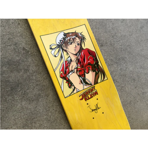 Hook-Ups Jeremy Klein Chun Li Skateboard Deck 8.25" - Image 5