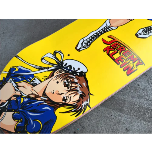 Hook-Ups Jeremy Klein Chun Li Skateboard Deck 8.25" - Image 6