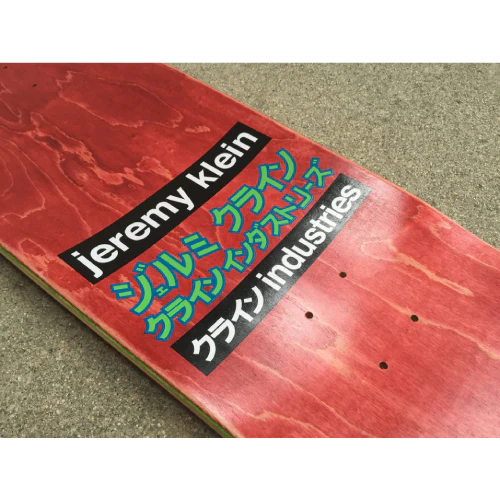 Hook-Ups Jeremy Klein Dream Girl Shaped Skateboard Deck Purple Veneer 9.75" - Image 4