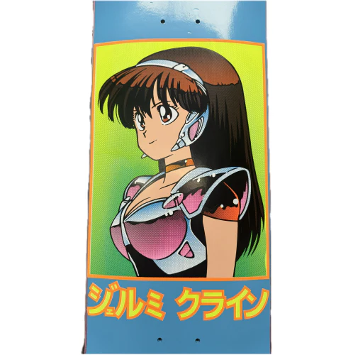 Hook-Ups Jeremy Klein Dream Girl Skateboard Deck Teal 8.475" - Image 2