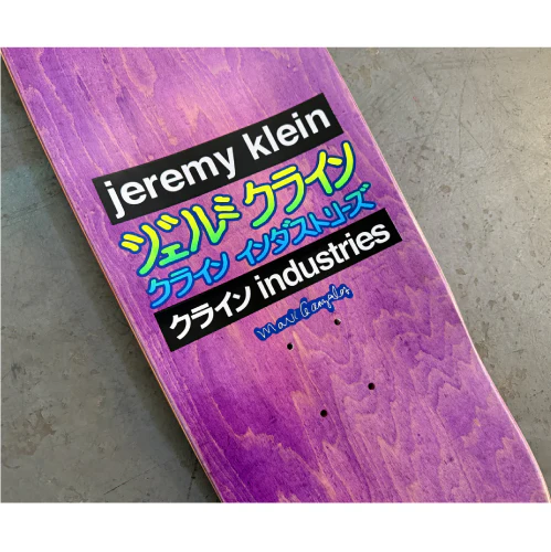 Hook-Ups Jeremy Klein Gonz Dream Girl Shaped Skateboard Deck 9.5" - Image 4