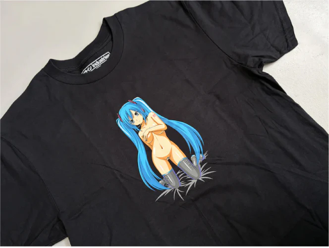 Hook-Ups Jeremy Klein Hatsune Tee - Black - Image 2