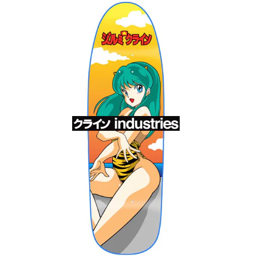 Hook-Ups Jeremy Klein Lum Chan at the Beach Shaped Skateboard Deck 9.5"