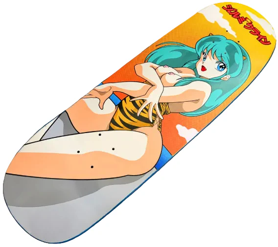 Hook-Ups Jeremy Klein Lum Chan at the Beach Shaped Skateboard Deck 9.5" - Image 5