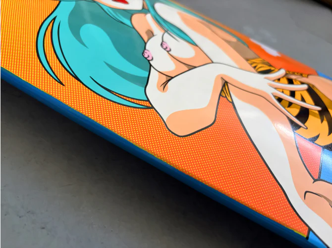 Hook-Ups Jeremy Klein Lum Chan at the Beach Shaped Skateboard Deck 9.5" - Image 6