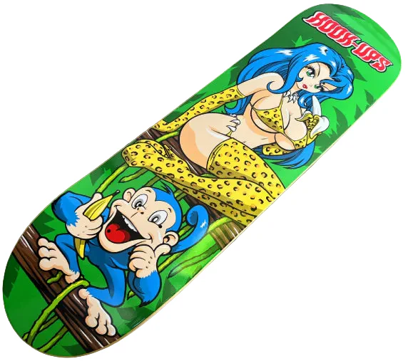 Hook-Ups Jungle Girl Skateboard Deck 8.25" - Image 3
