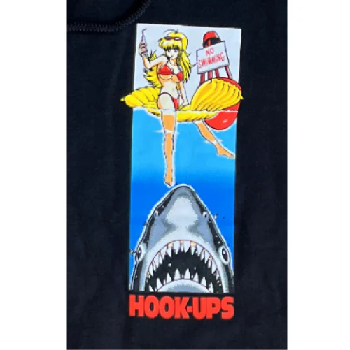 Hook-Ups No Swimming Special Edition Hoodie - Black - Image 2