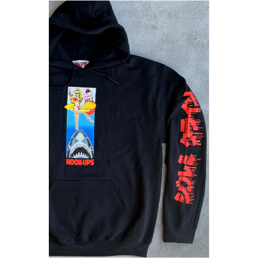 Hook-Ups No Swimming Special Edition Hoodie - Black - Image 3