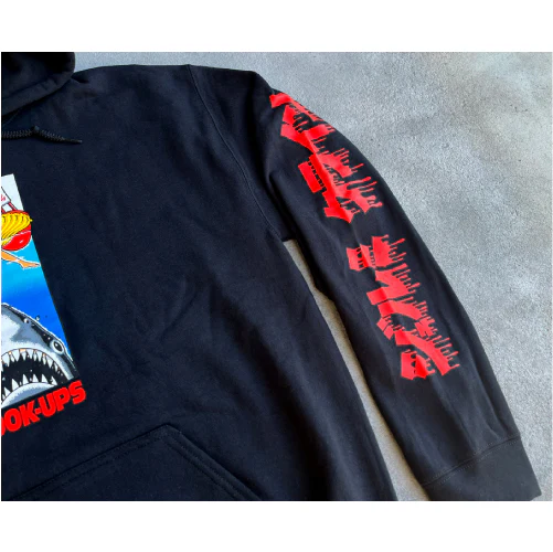 Hook-Ups No Swimming Special Edition Hoodie - Black - Image 4
