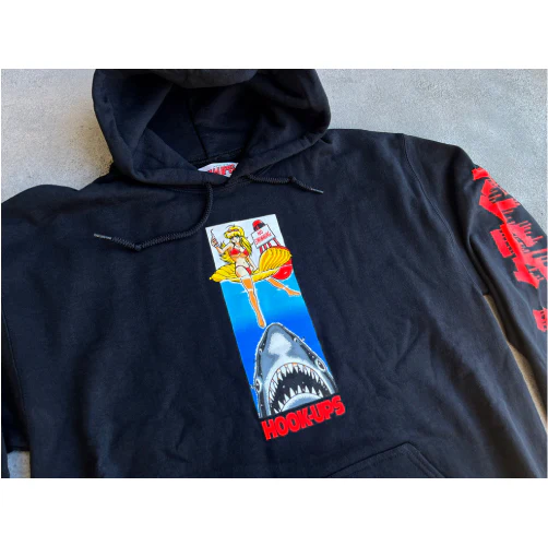 Hook-Ups No Swimming Special Edition Hoodie - Black - Image 5
