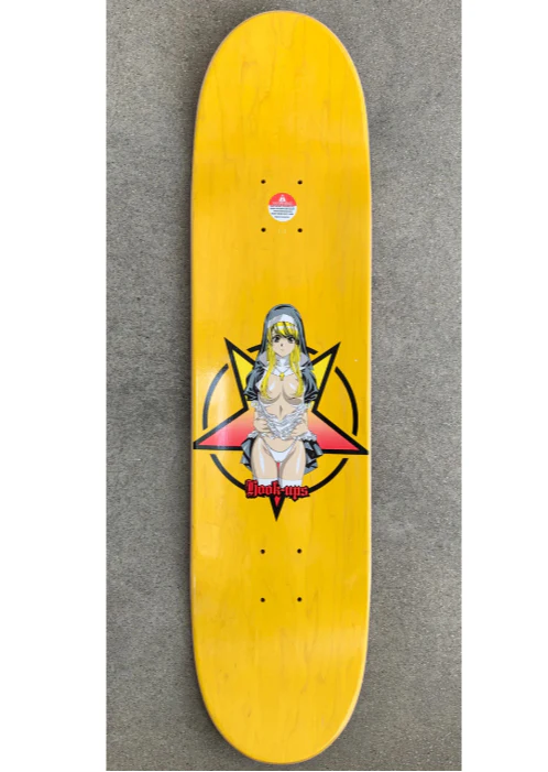 Hook-Ups Nun Skateboard Deck 8.0" - Image 6