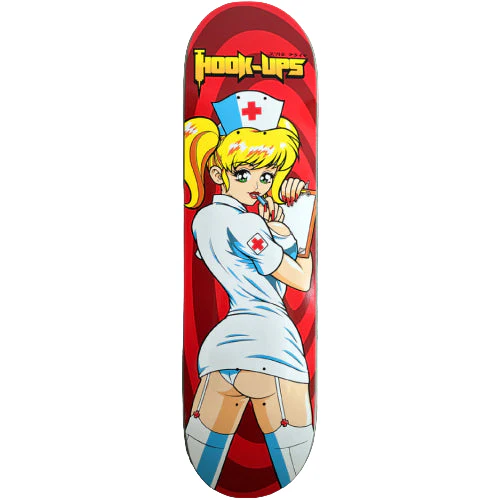 Hook-Ups Nurse Angel Skateboard Deck 8.25" - Image 3