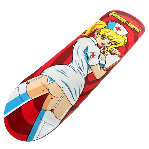 Hook-Ups Nurse Angel Skateboard Deck 8.25" - Image 4