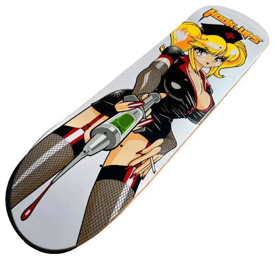 Hook-Ups Nurse Natsuki Skateboard Deck 8.5" - Image 3